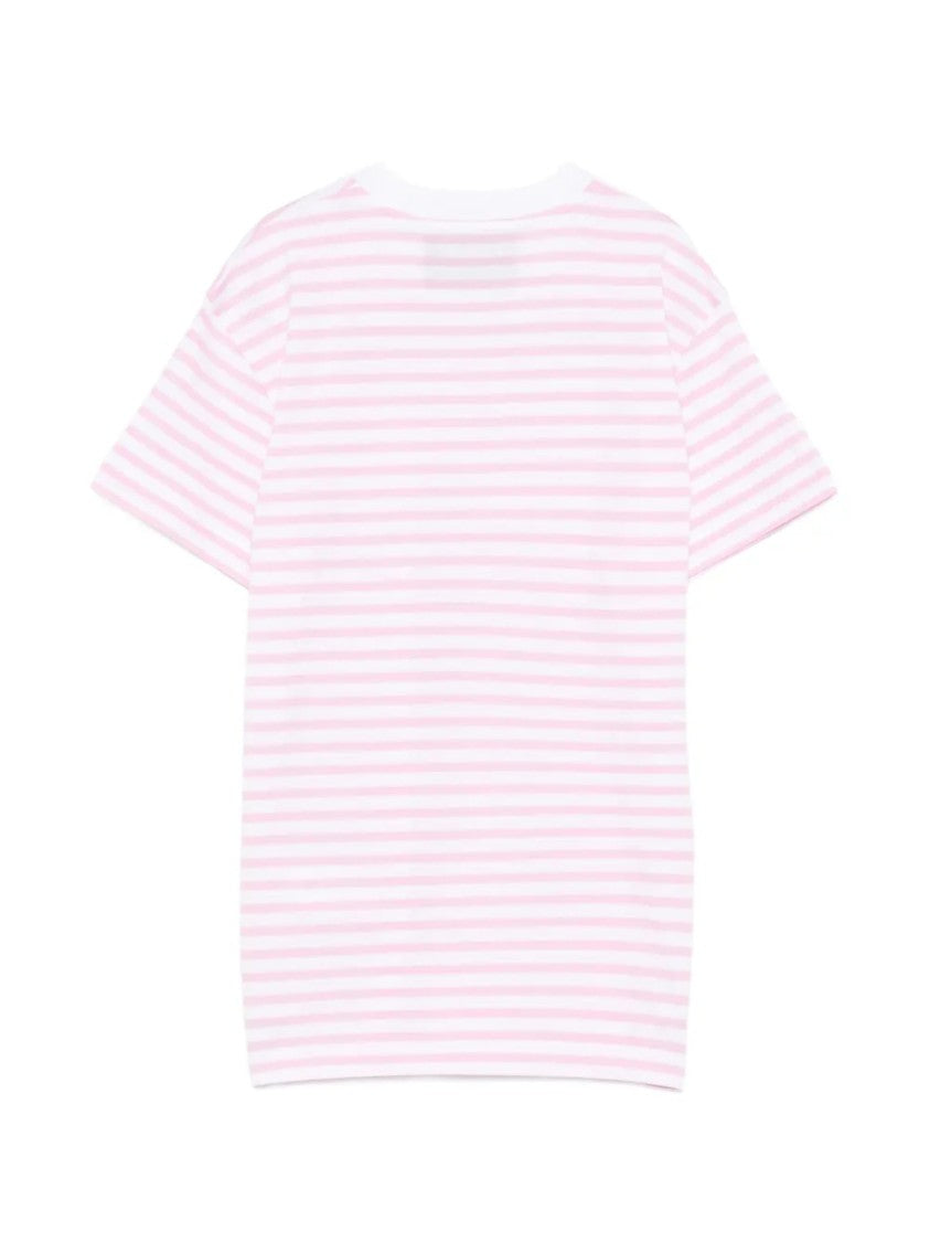 Iceberg Pastel Striped Logo T-Shirt