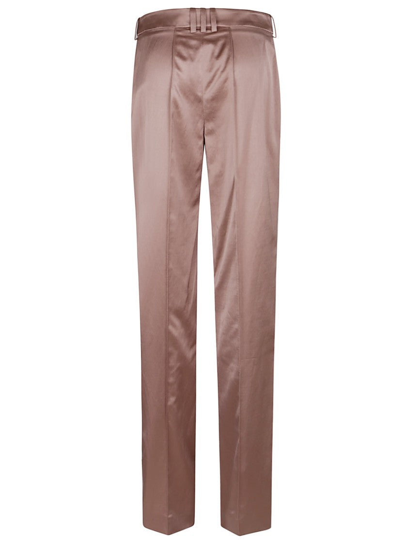 Balmain Tailored Satin Straight Pants