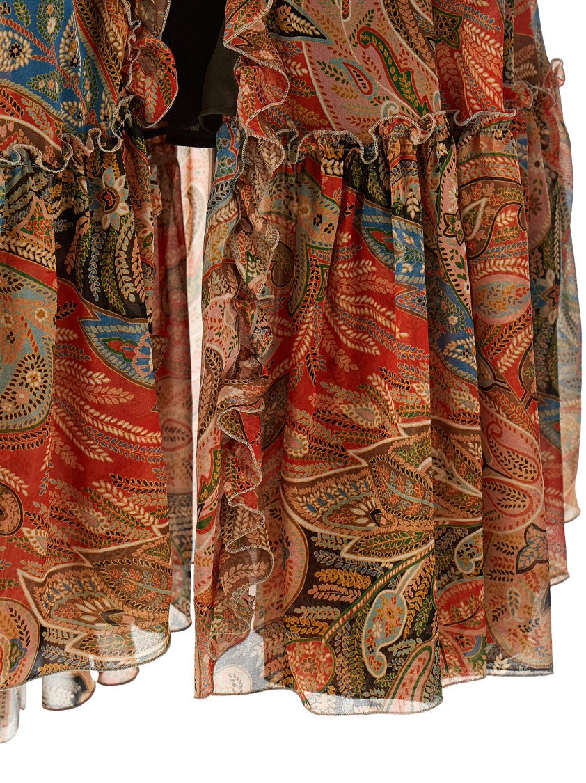 Etro Paisley Foliage Skirt