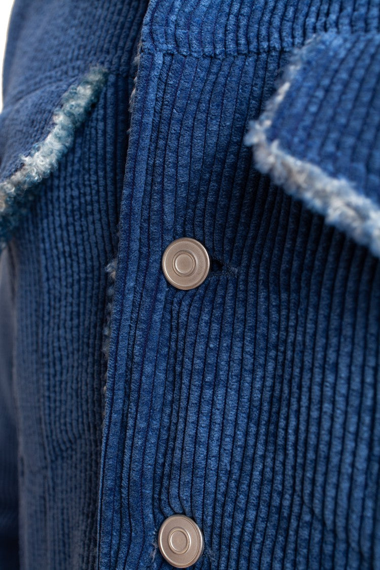 Roberto Collina Denim Trucker With Bear Lining