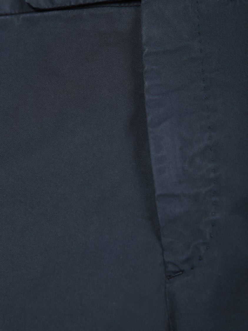 Incotex Tailored Blue Trousers With Smooth Finish