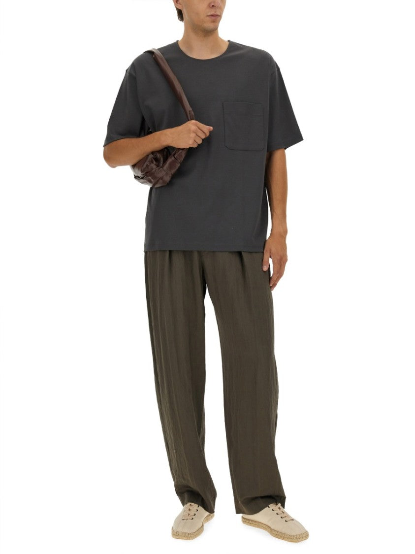 Lemaire Relaxed Fit Cotton-Silk Blend T-Shirt