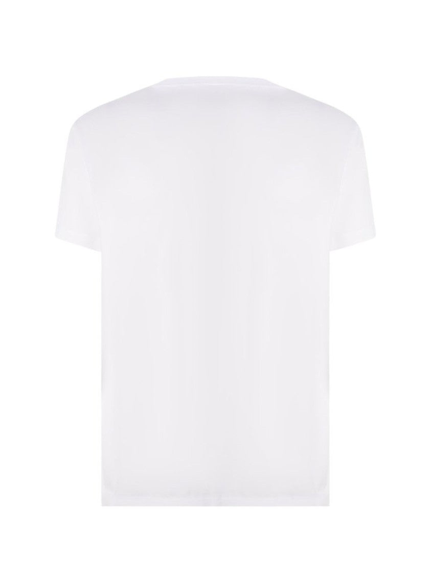 Maison Margiela White Distorted Logo T-Shirt