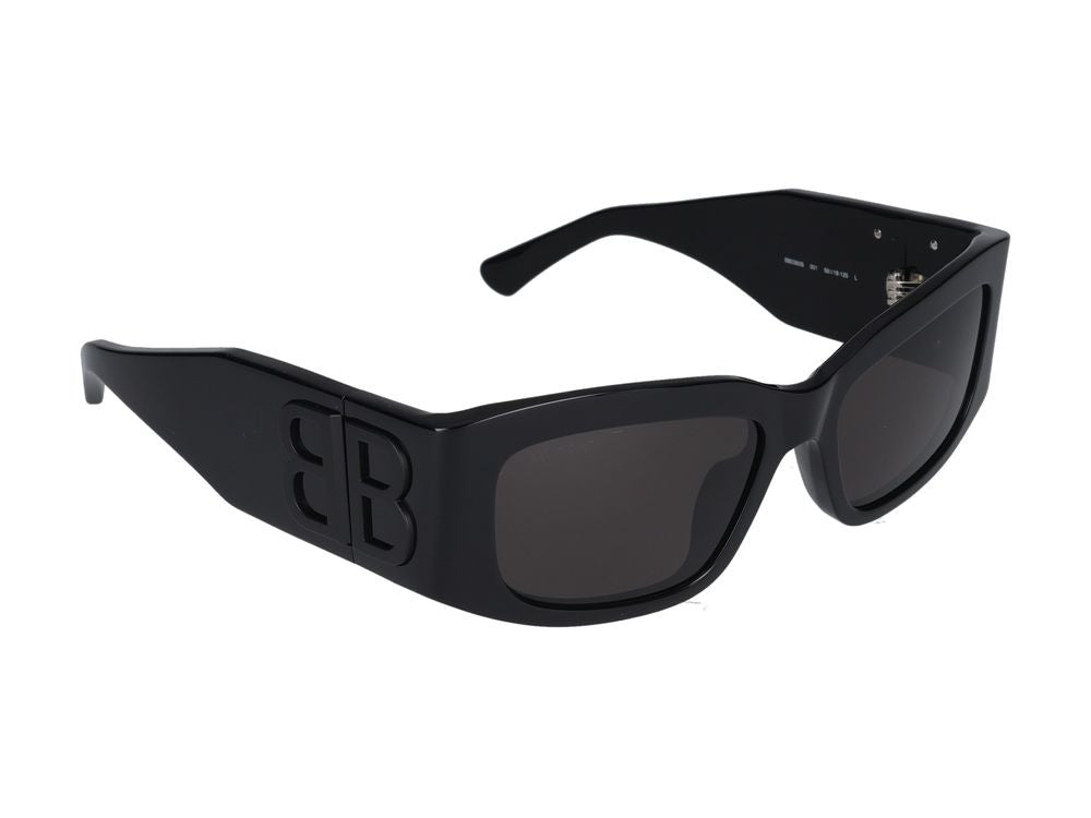 Balenciaga Sunglasses Bb0360s 001 Black Black Grey 56/18/125