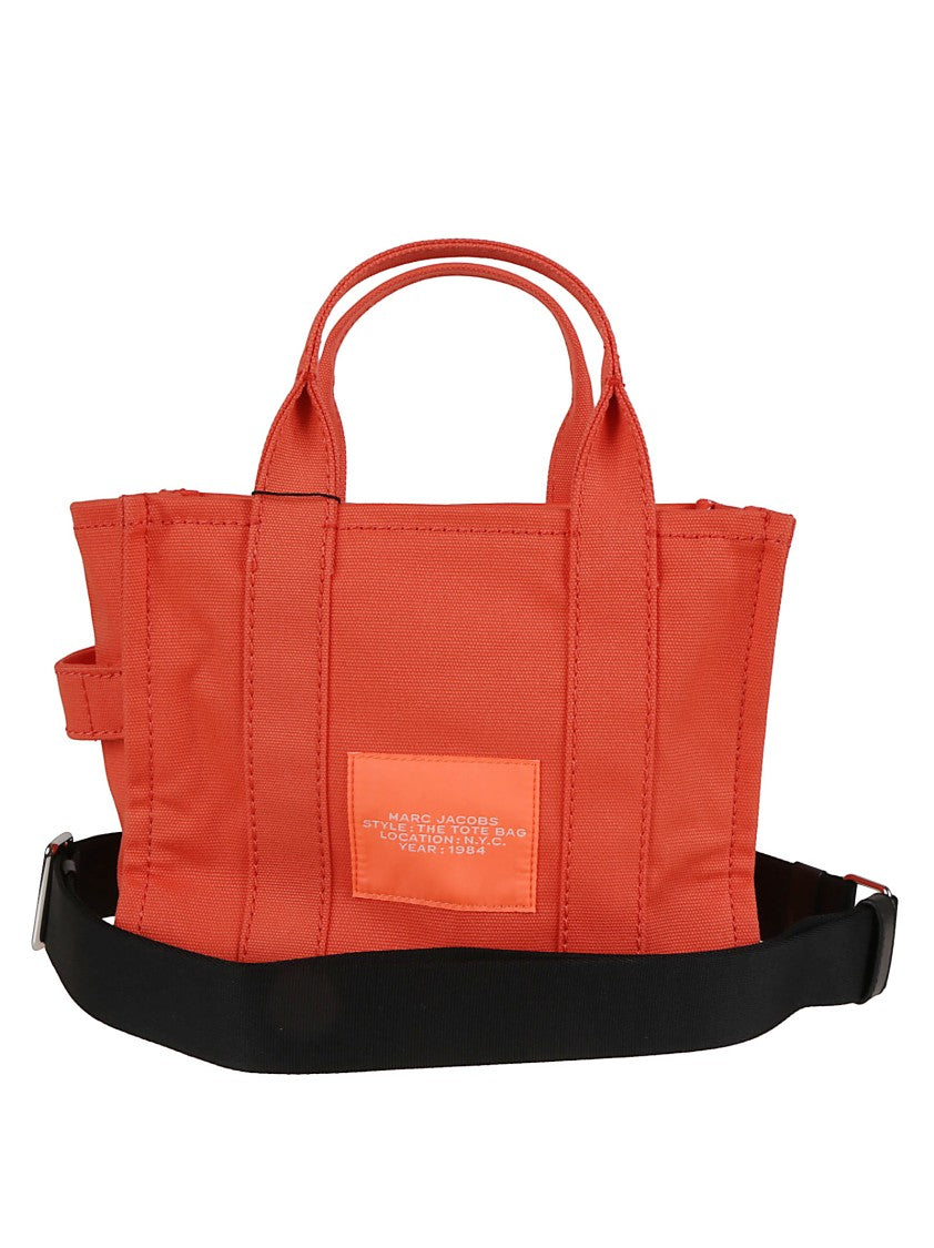 Marc Jacobs Structured Cotton Tote Bag With Zip Closure