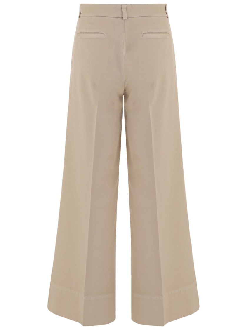 Ql2 Tailored Wide-Leg Trousers