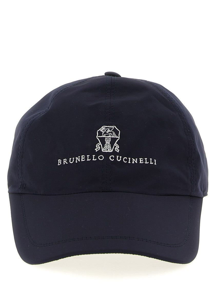 Brunello Cucinelli Logo Embroidery Cap