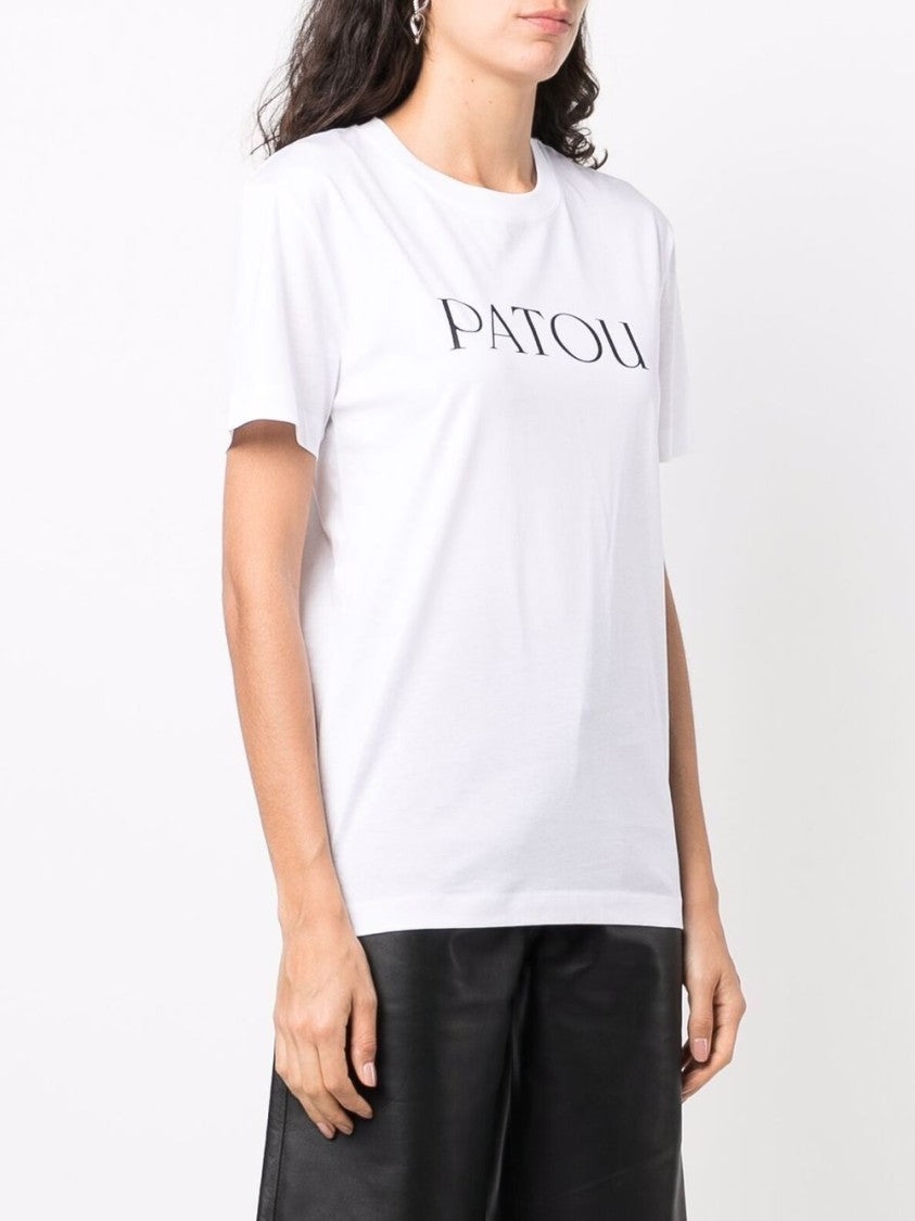 Patou Cotton T-Shirt With Bold Logo Print