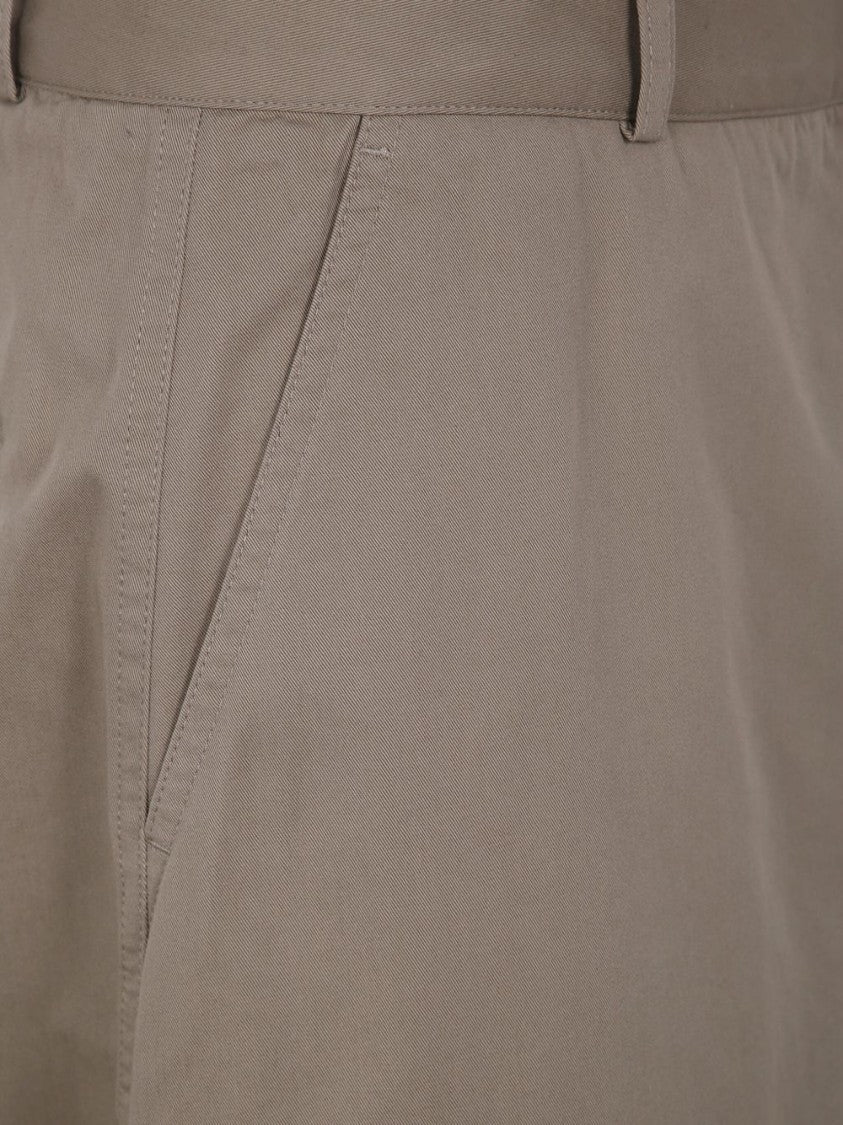 Studio Nicholson Taupe Brown Side Slit Pocket Trousers