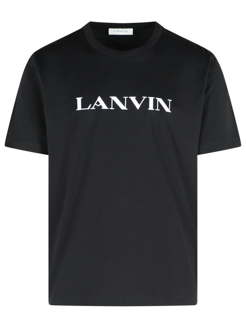 Lanvin Black Cotton T-Shirt