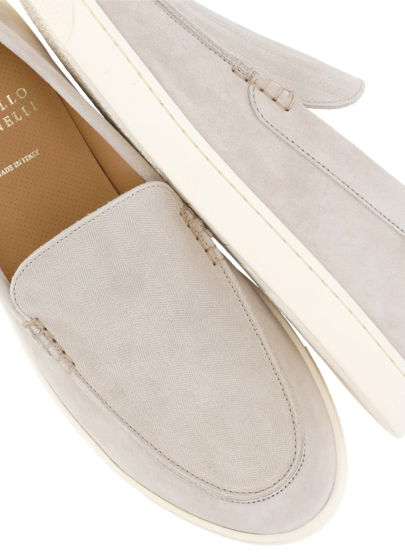 Brunello Cucinelli Suede Leather Loafers