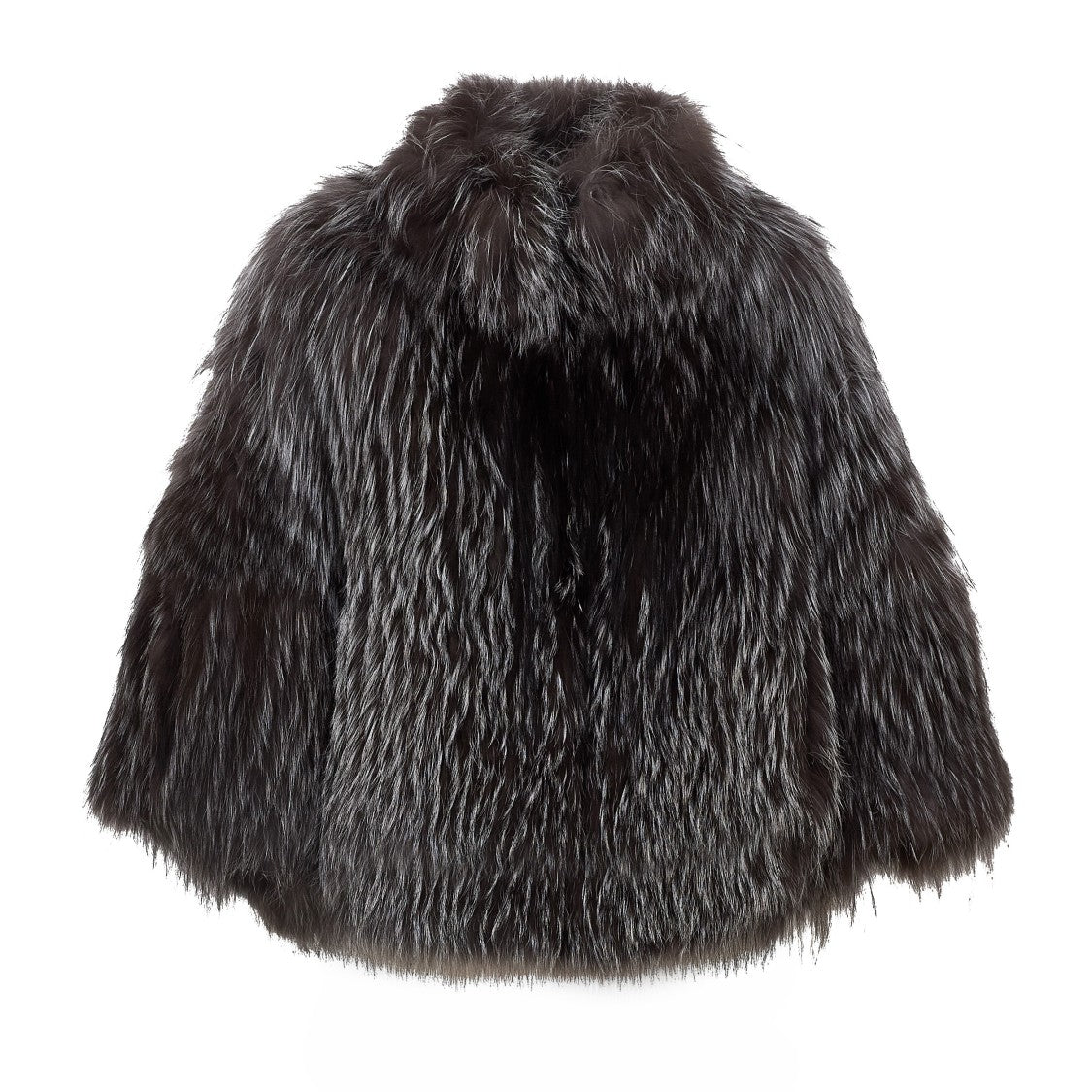 Sword High Collar Fox Fur Jacket