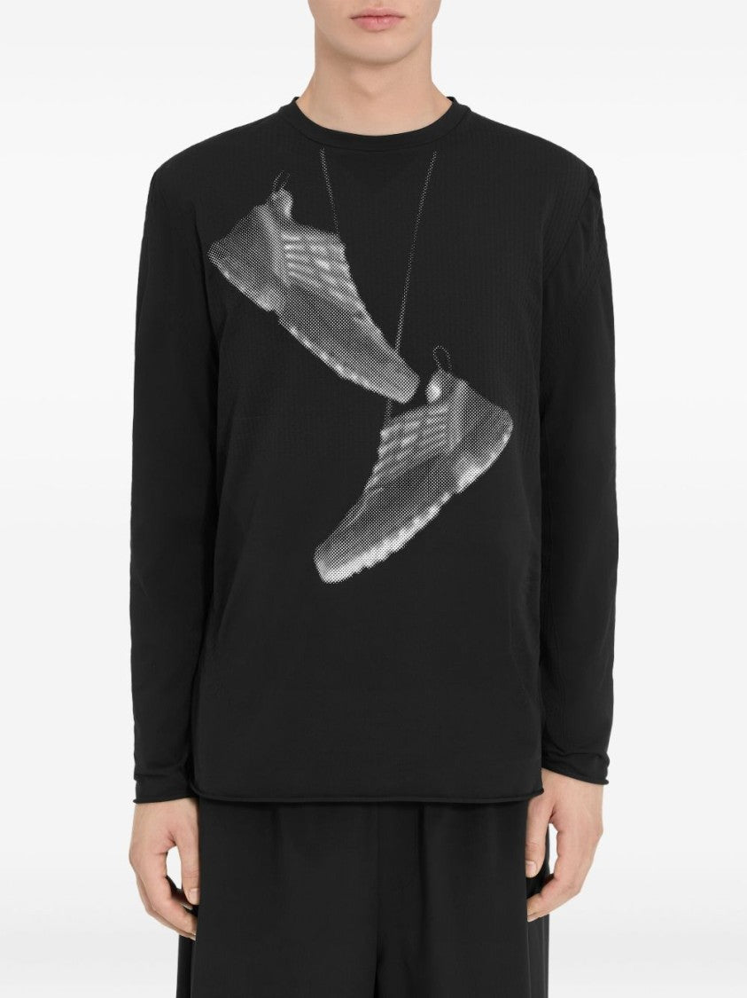 Mm6 By Maison Margiela X Salomon Crew Neck Long-Sleeve Shirt