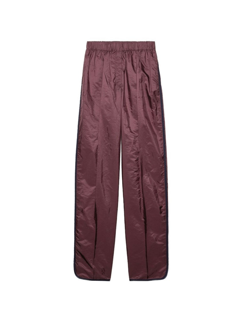 Prada Re-Nylon Triangle Logo Straight Pants