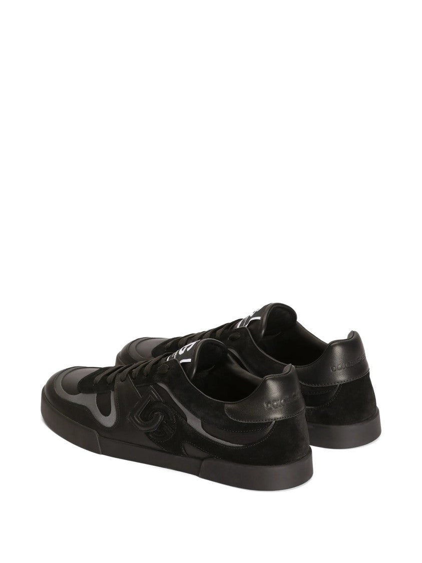 Dolce & Gabbana Sneaker Bassa Calf Leather Suede Sneakers