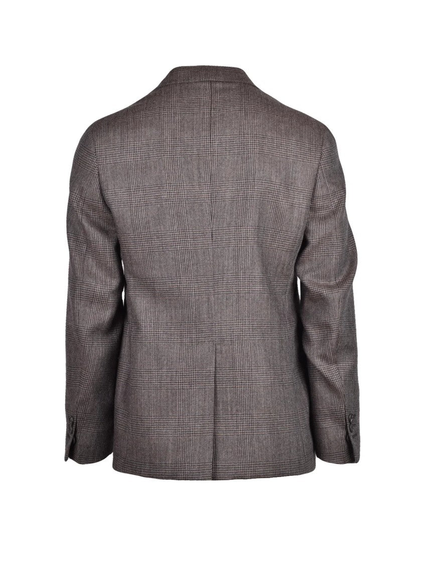 The Gigi Brown Wool Unlined Formal Suit