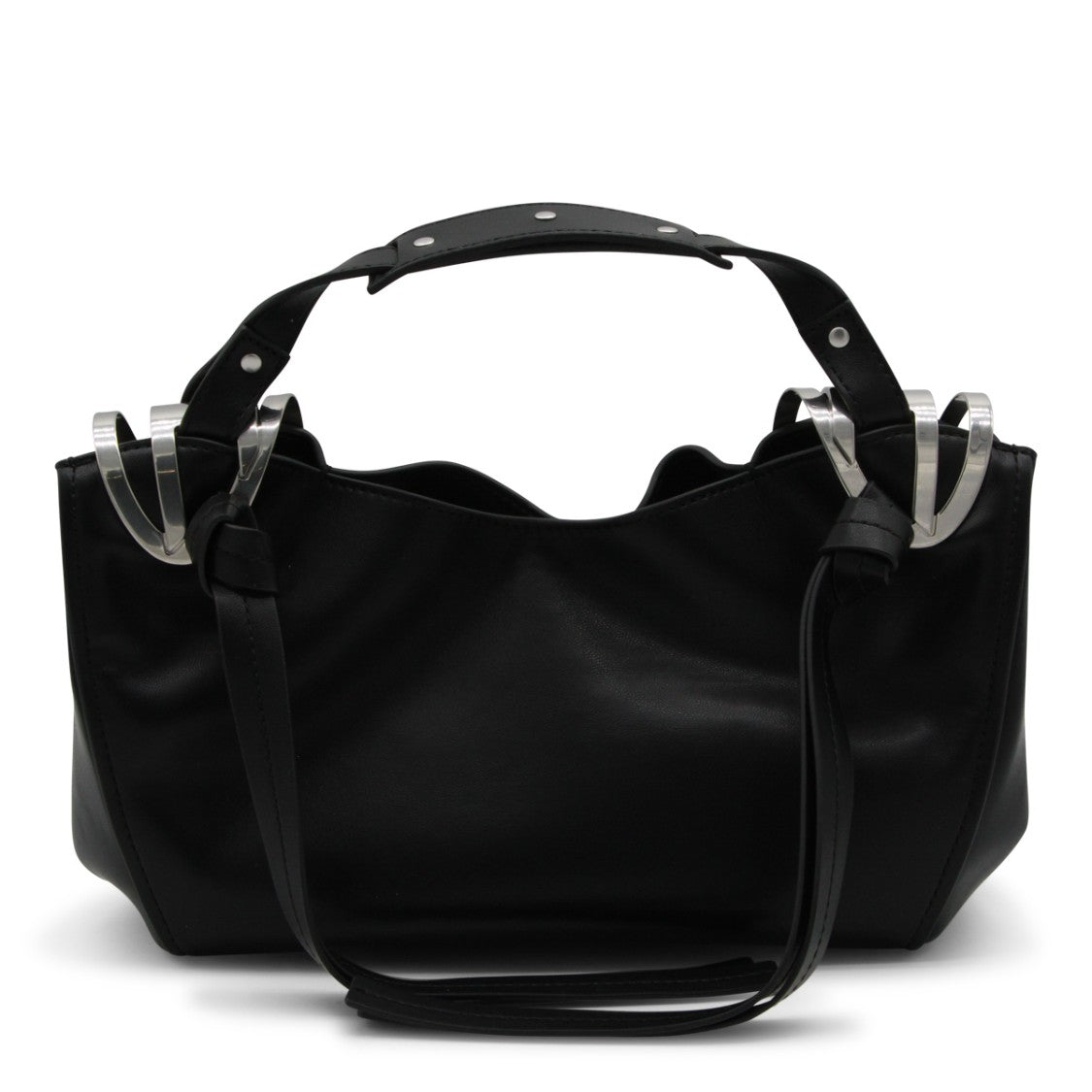 Diesel Top Handle Bag With Silver-Tone Knot Details
