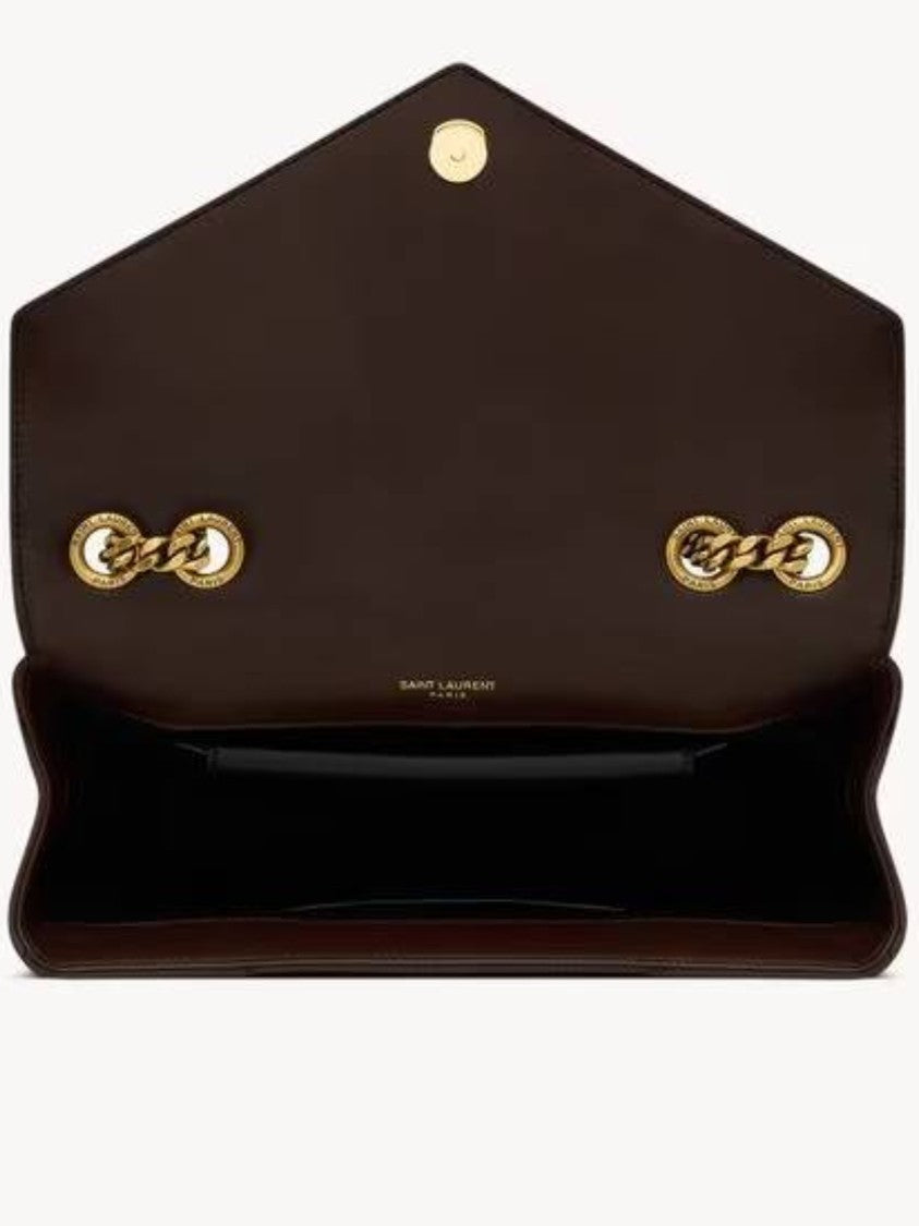 Saint Laurent Loulou S Quilted Chevron Leather Shoulder Bag