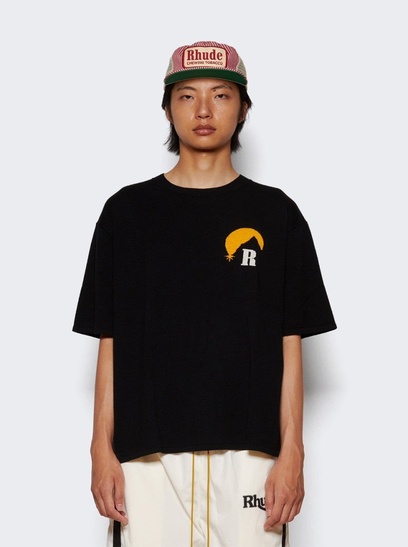 Rhude Moonlight Knit Tee Black