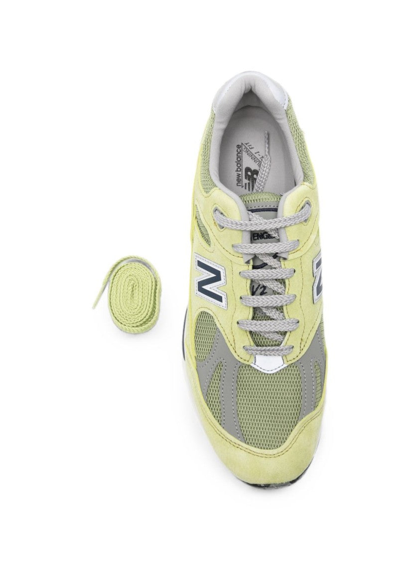 New Balance Low-Profile Mesh Suede Overlays Sneakers