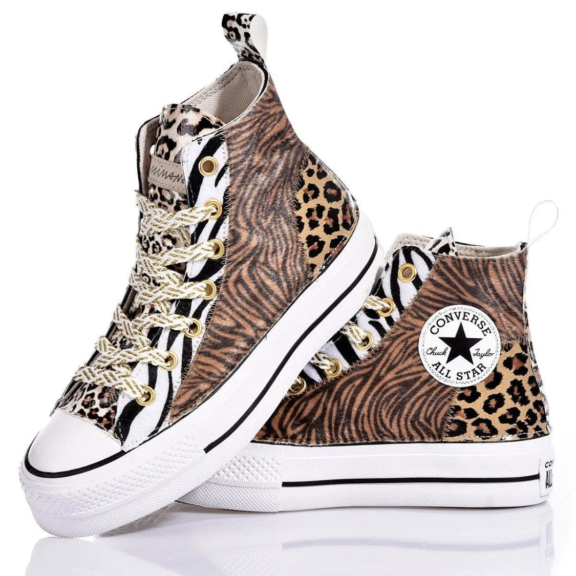 Converse Platform Jungle Mix High-Top Sneakers