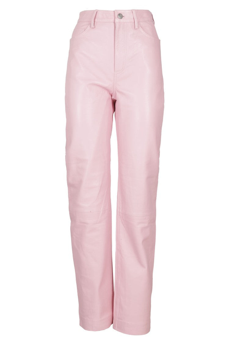 Remain Orchid-Colored Leather Pants