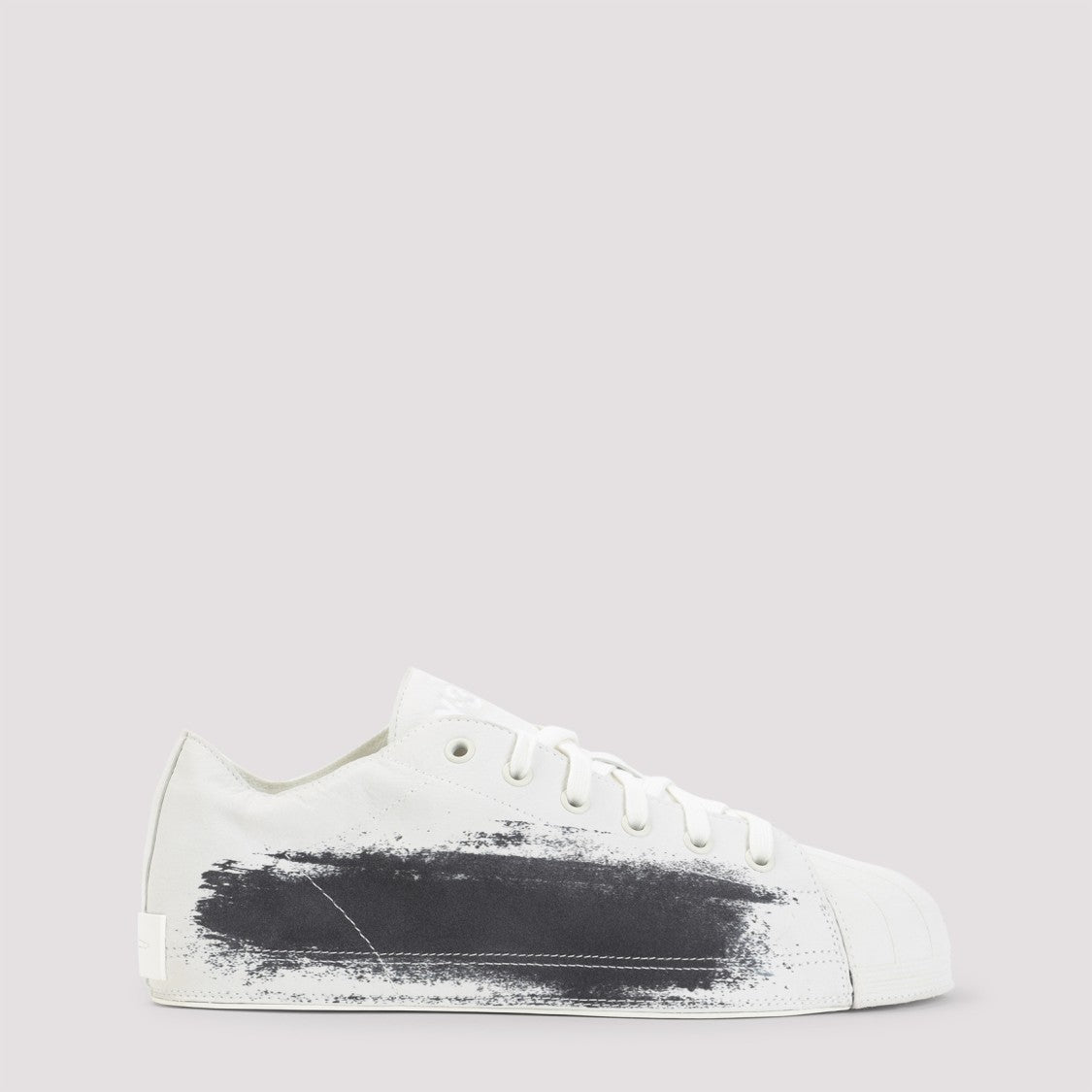 Y-3 Owhite Leather Nizzastar Lo Sneakers