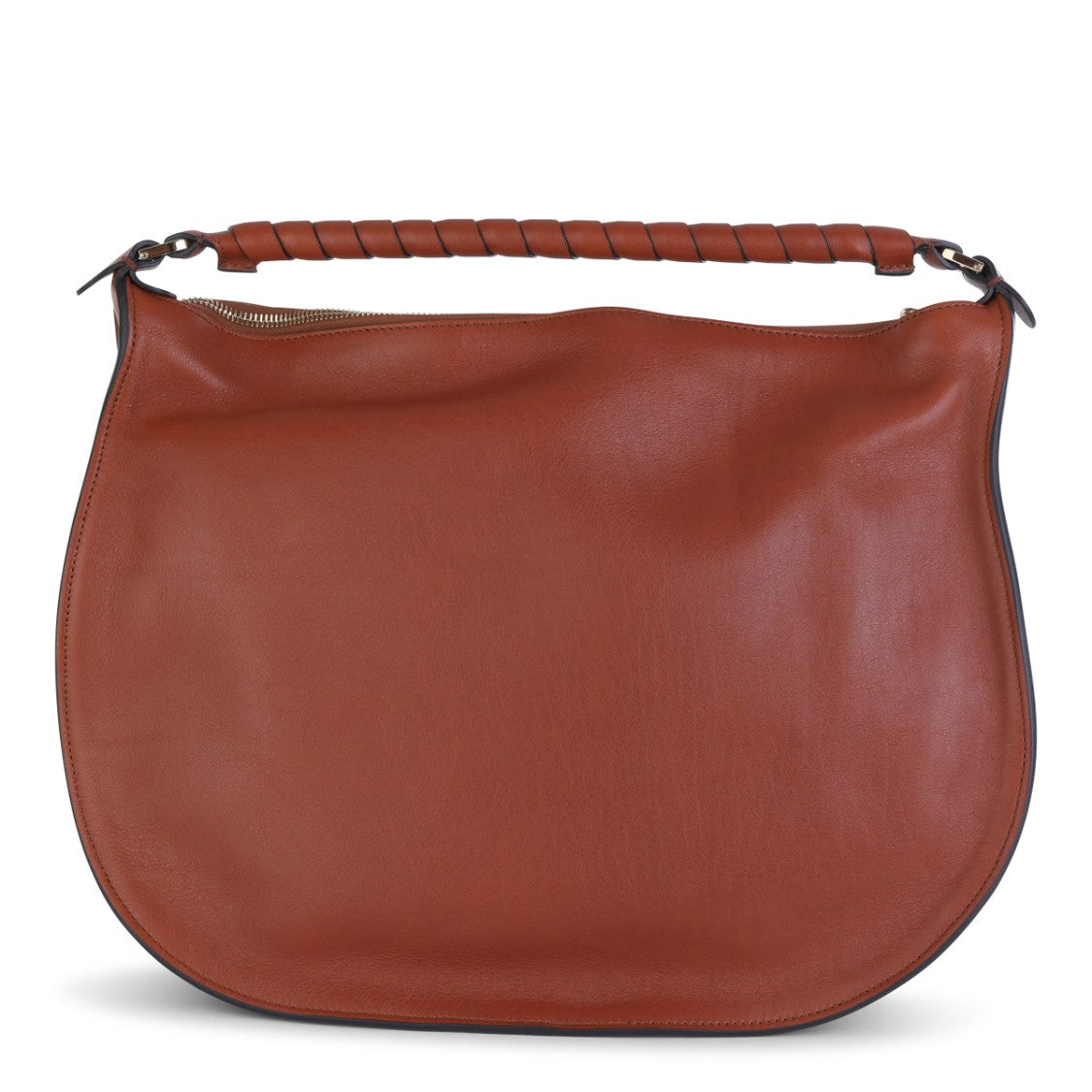 Chloé Brown Leather Marcie Shoulder Bag