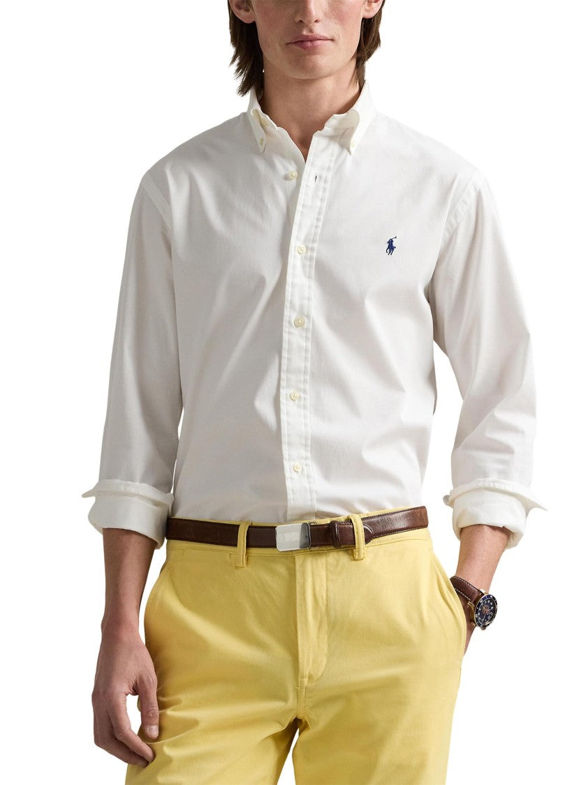 Polo Ralph Lauren Classic Fit White Cotton Shirt