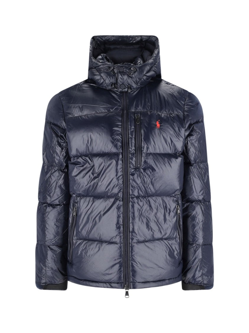 Polo Ralph Lauren Gorham Glossy Hooded Quilted Down Jacket