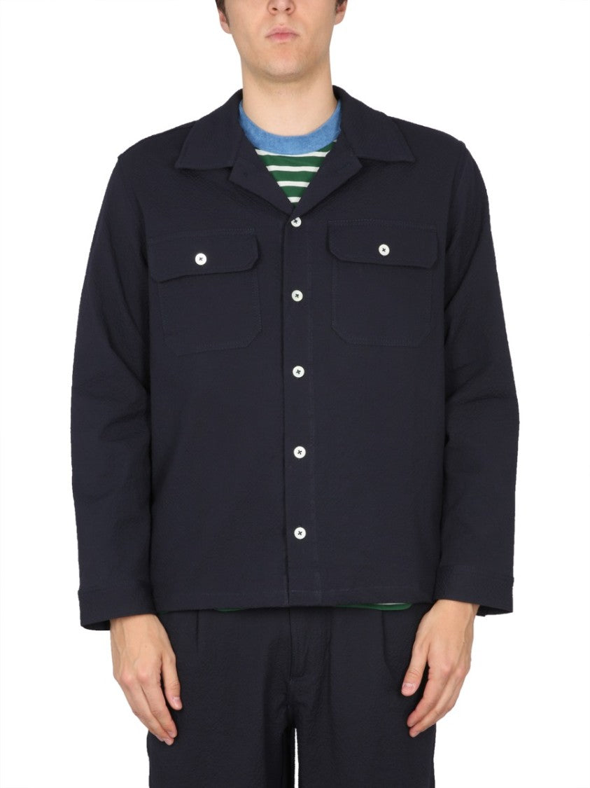 Howlin Bowling Neck Cotton Shirt