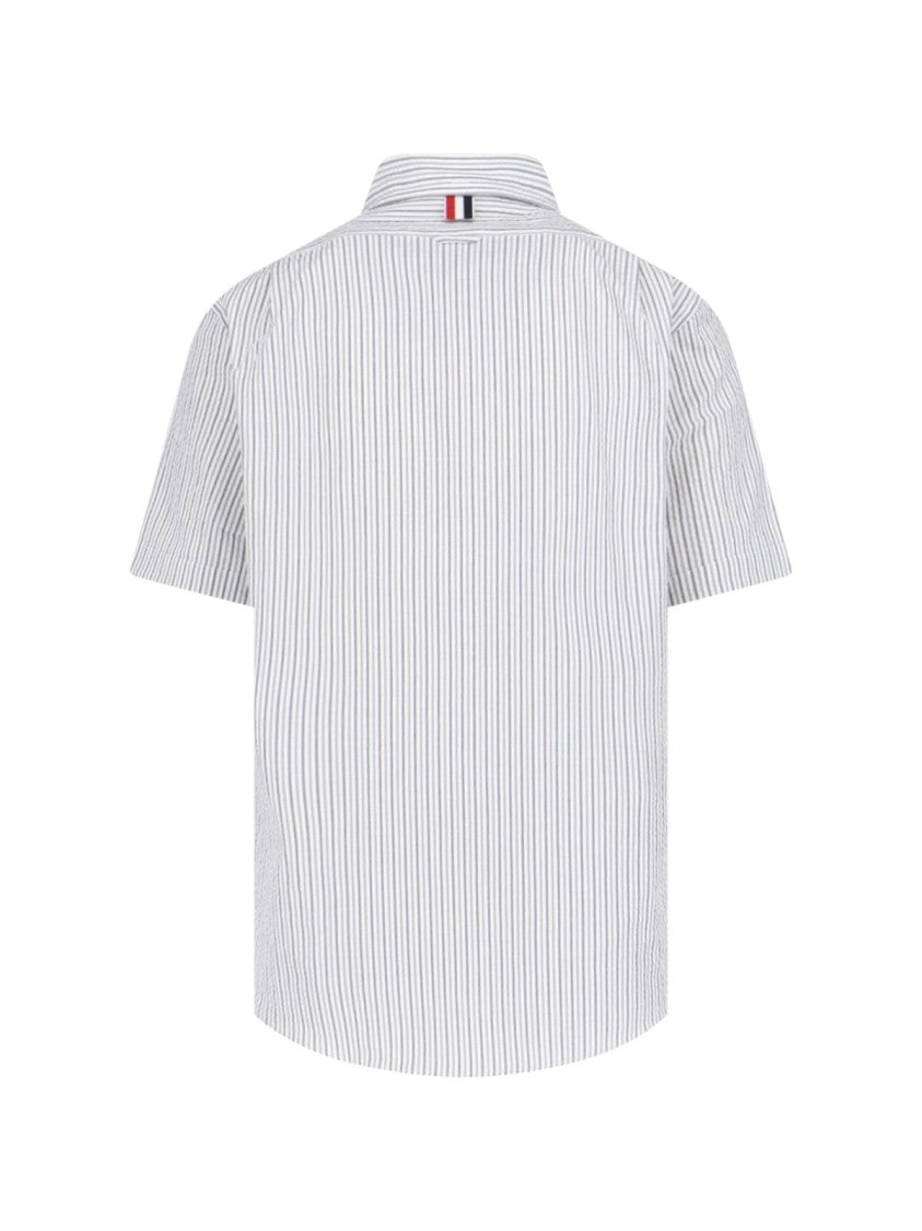 Thom Browne Striped Shirt – Grey