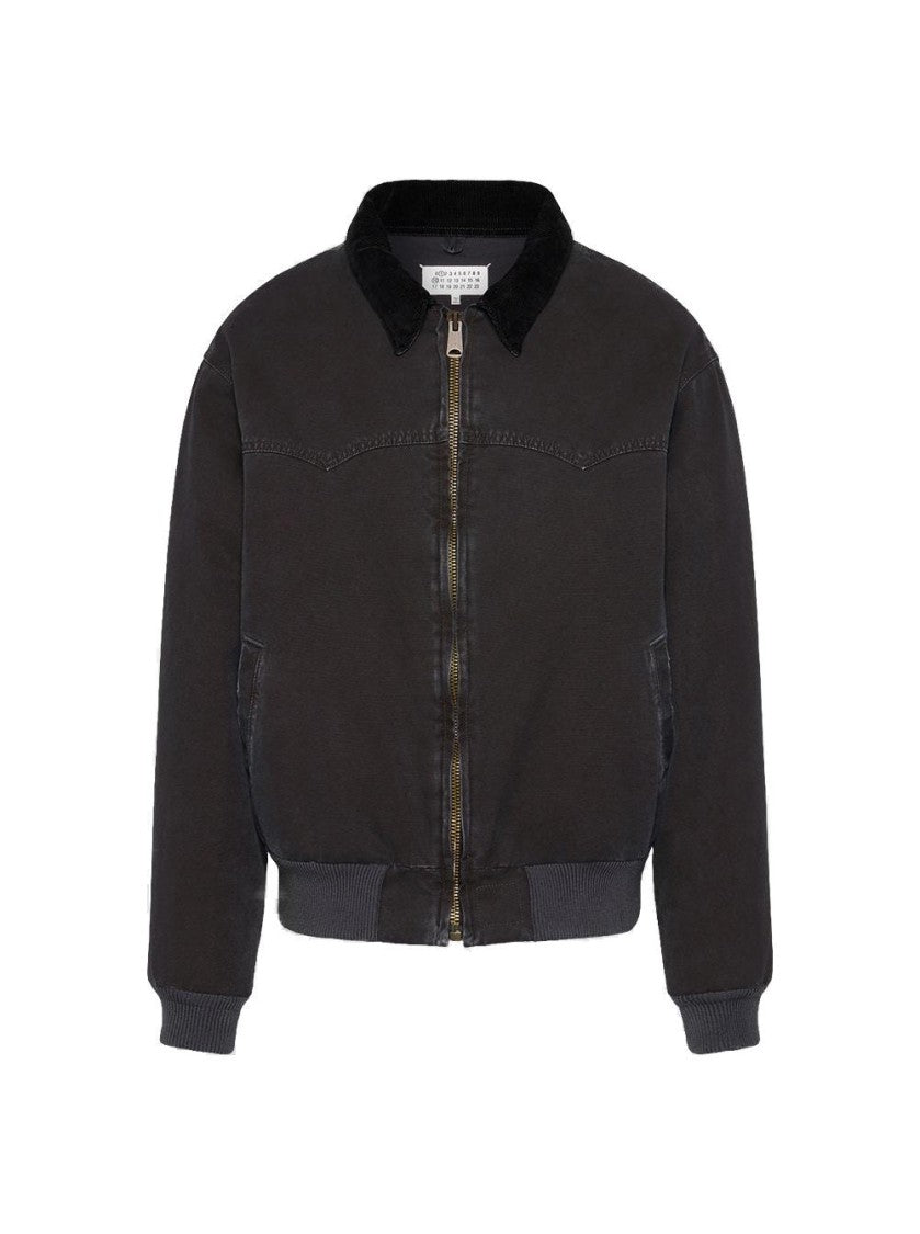 Maison Margiela Bomber Jacket Washed Black