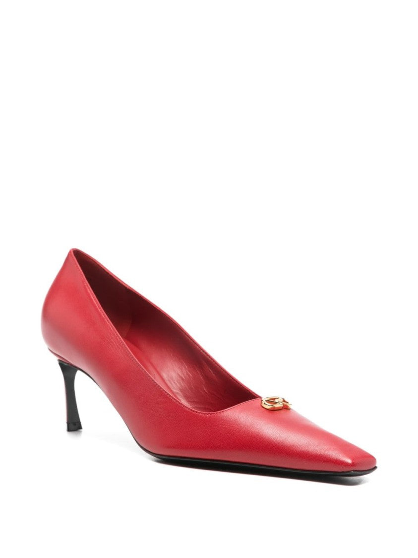 Sergio Rossi Pointed-Toe Silk And Nylon Pump