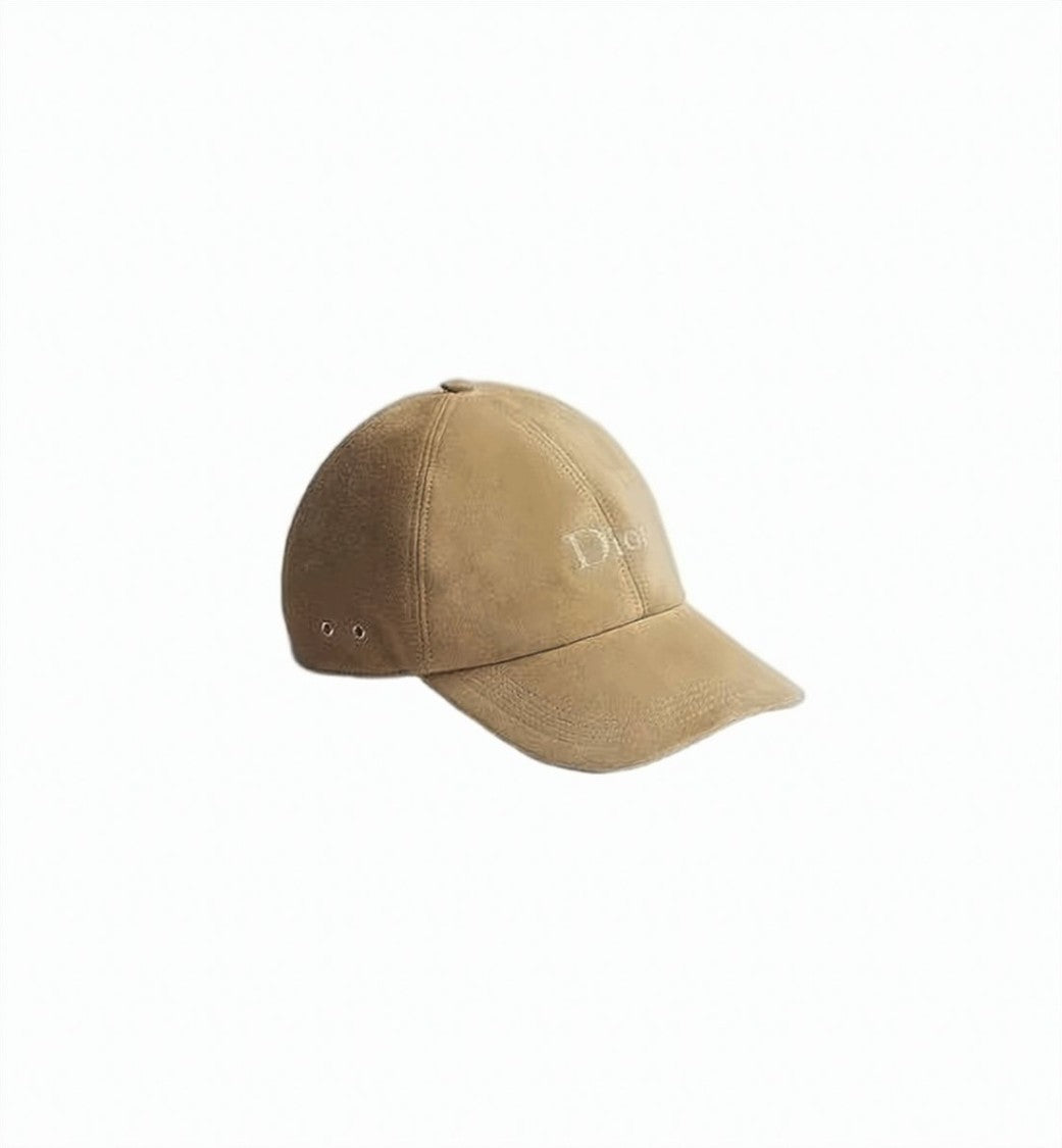 Dior Structured Calf Leather Baseball Cap