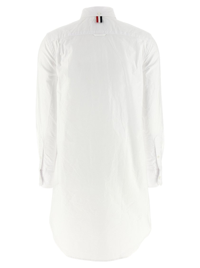 Thom Browne Oxford Cotton Mini Shirt Dress