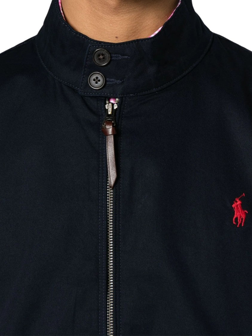 Polo Ralph Lauren Polo Pony Stand Collar Cotton Bomber Jacket