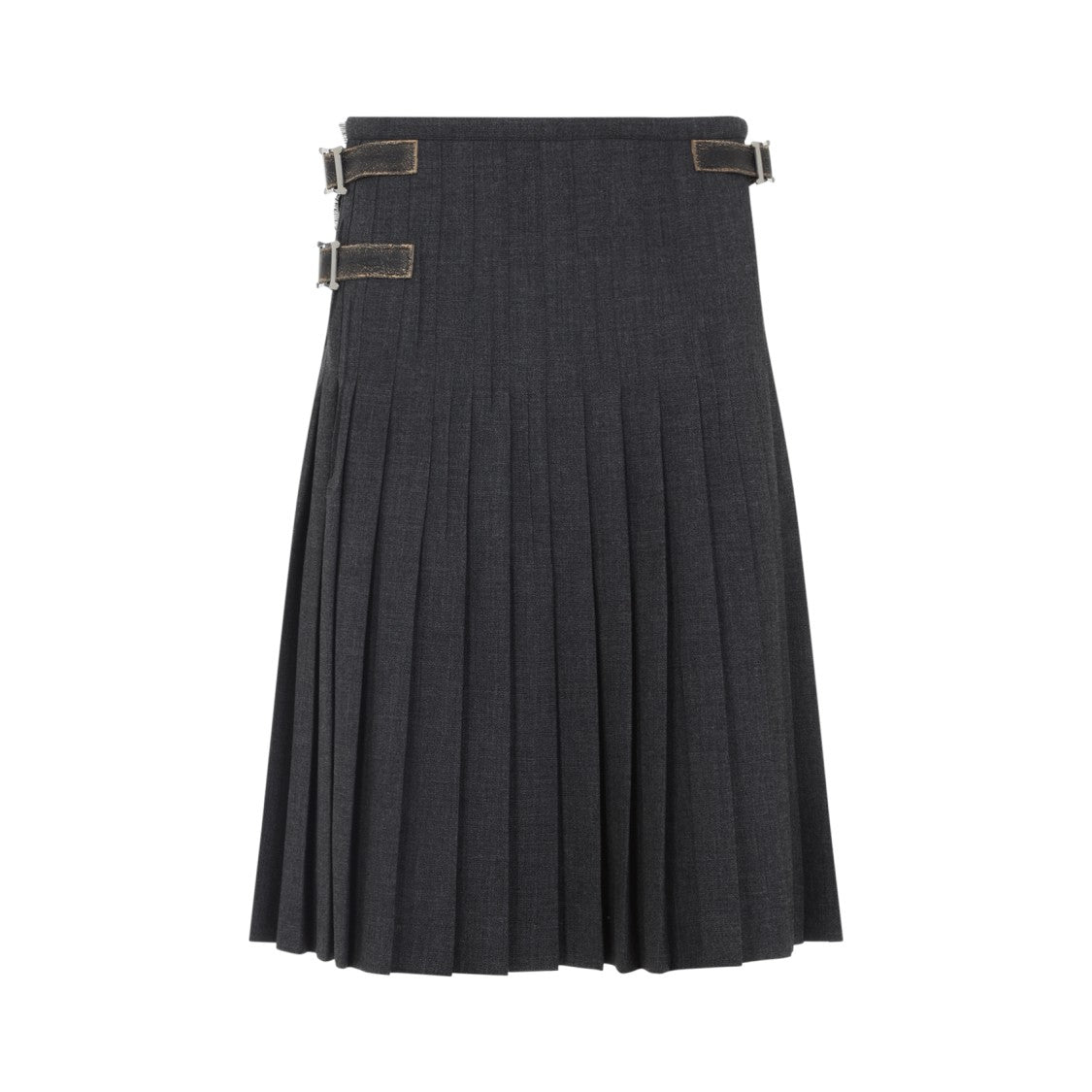 Prada Pleated Skirt With High Waist