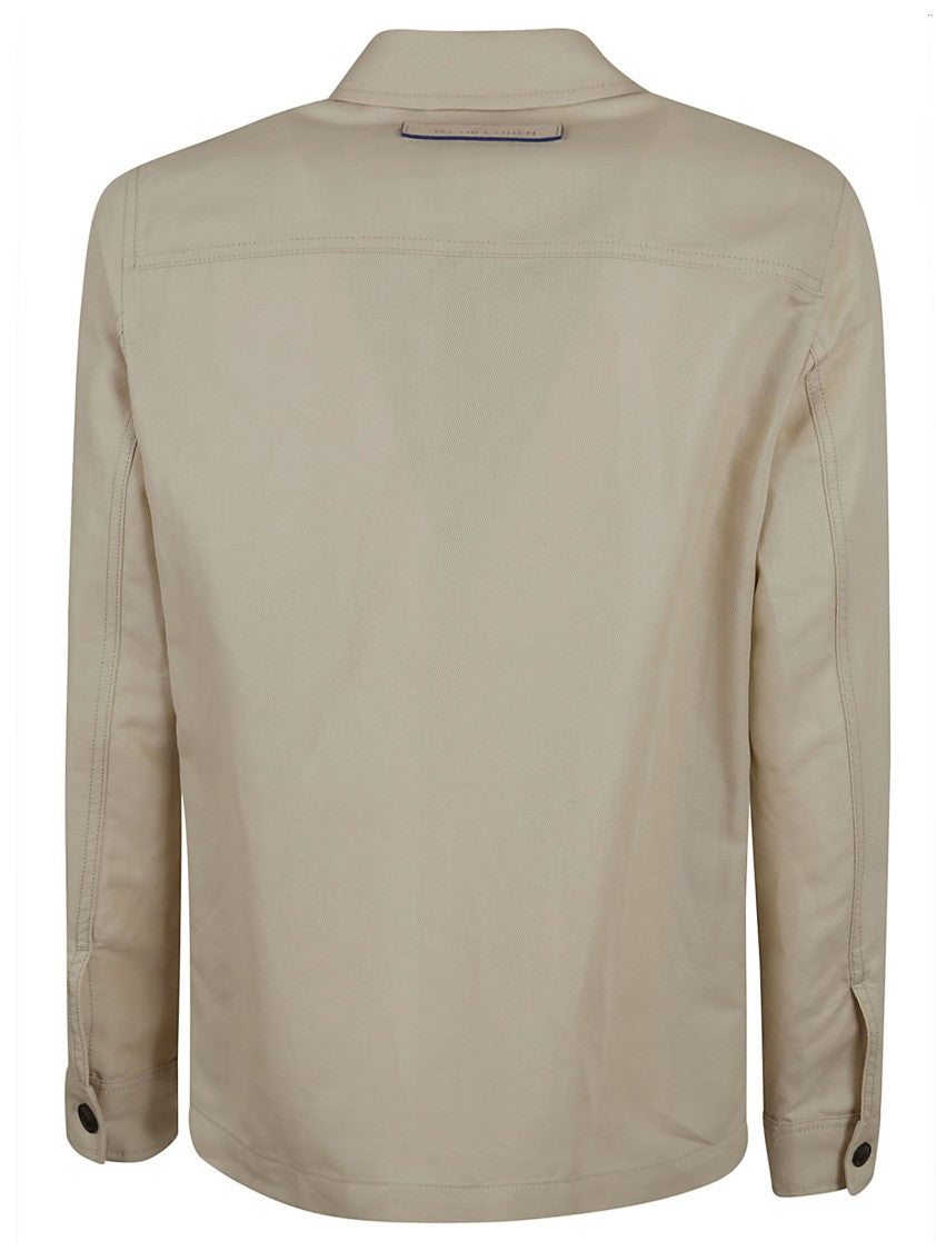 Jacob Cohen Utility Jacket With Button Closure And Functional Pockets