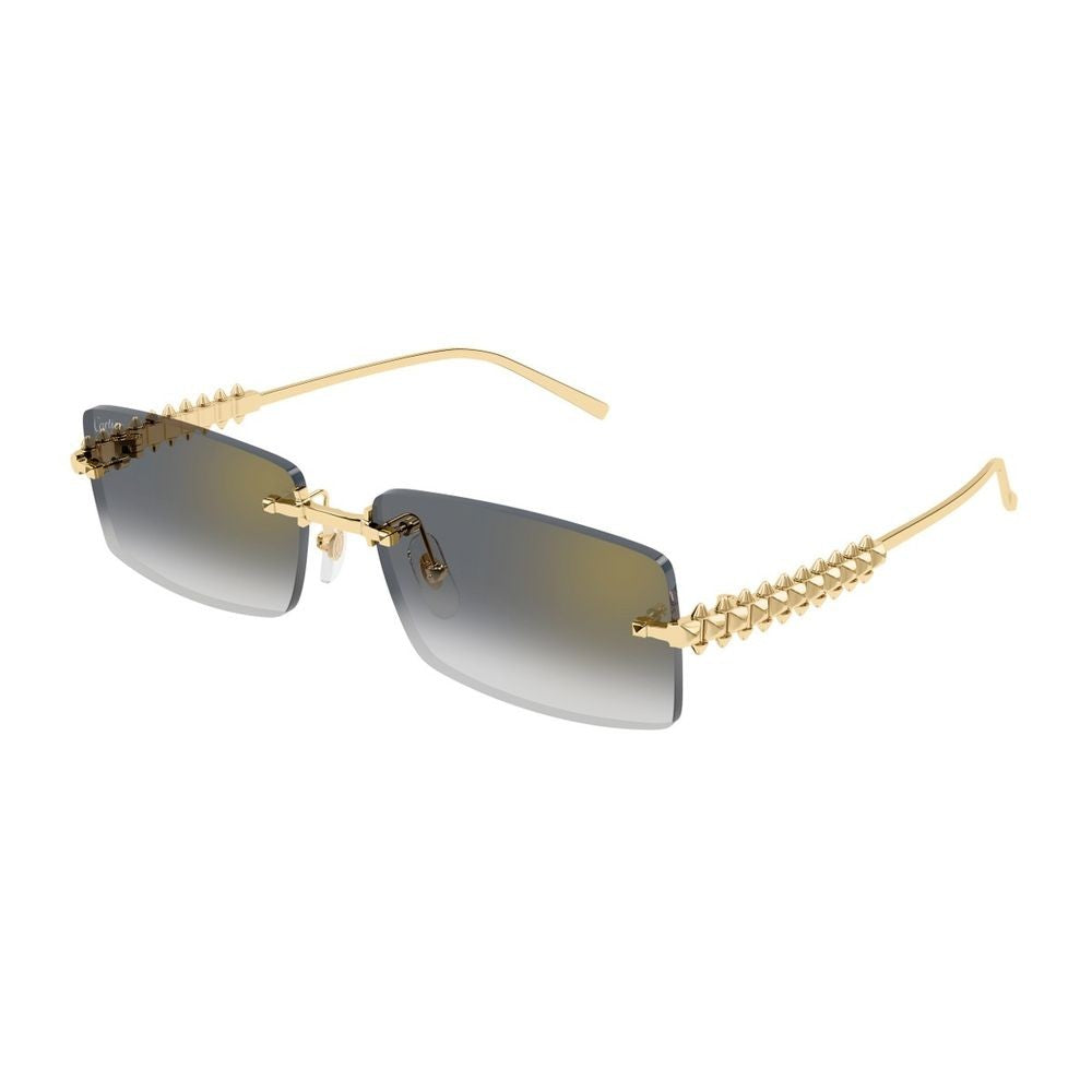 Cartier Ct0604s Clash De Rectangular Rimless Sunglasses