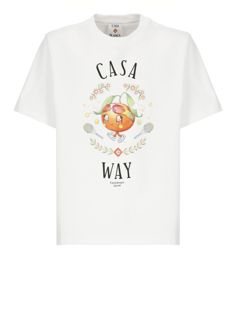 Casablanca Orange Mascot T-Shirt