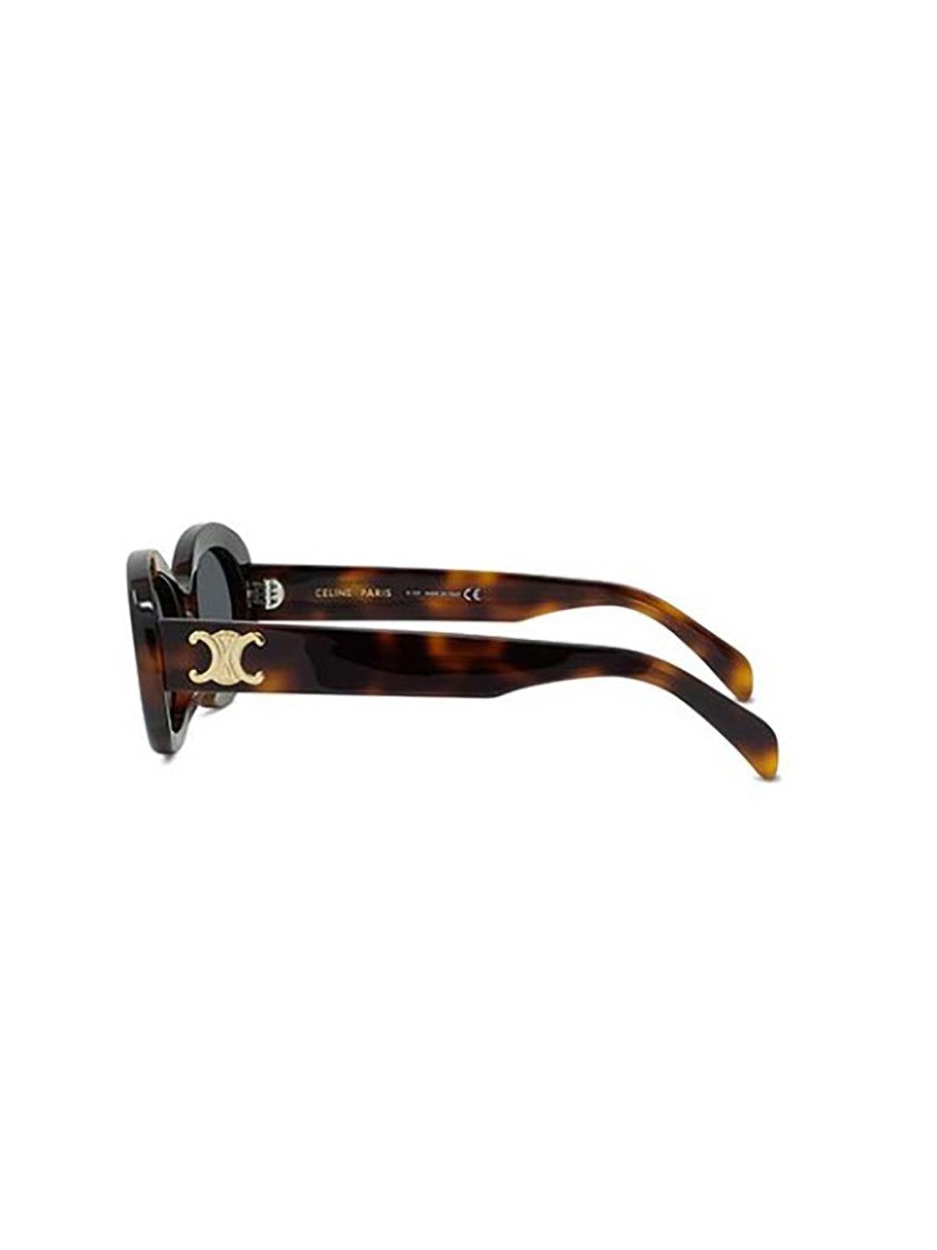 Celine Oval Tortoiseshell Sunglasses