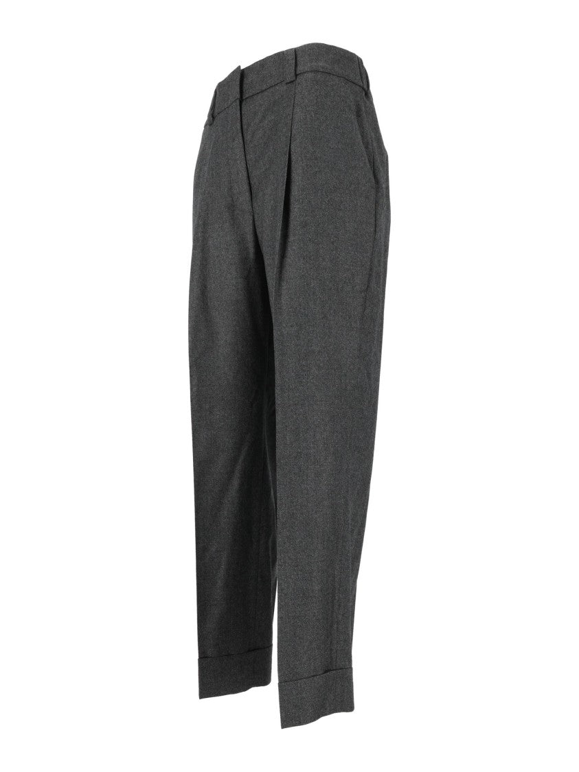 Peserico Tailored High-Waisted Tapered Pants