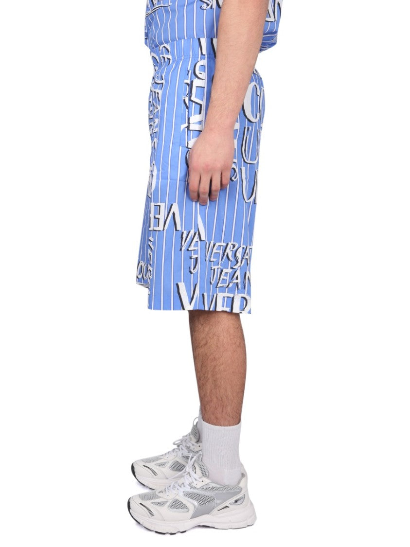 Versace Jeans Couture Bermuda With Logo