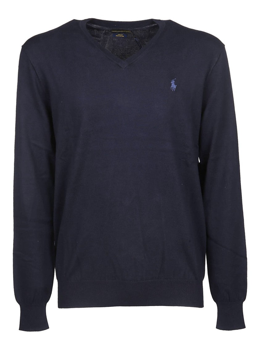 Polo Ralph Lauren Slim Fit Cotton V-Neck Sweater