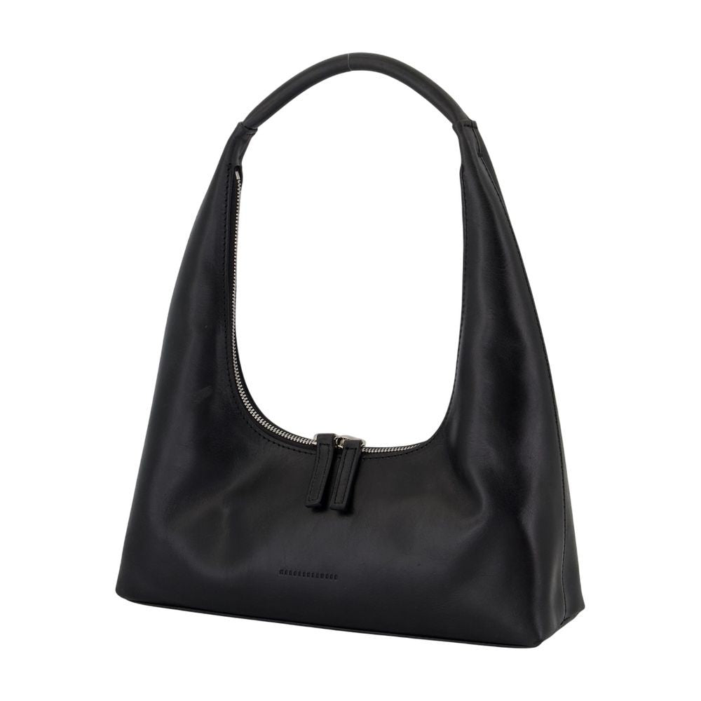 Margesherwood Hobo Shoulder Bag - Leather - Black