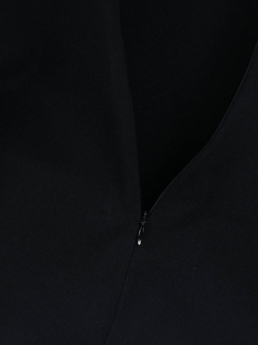 Givenchy Black Cutaway Viscose Blend Mini Dress