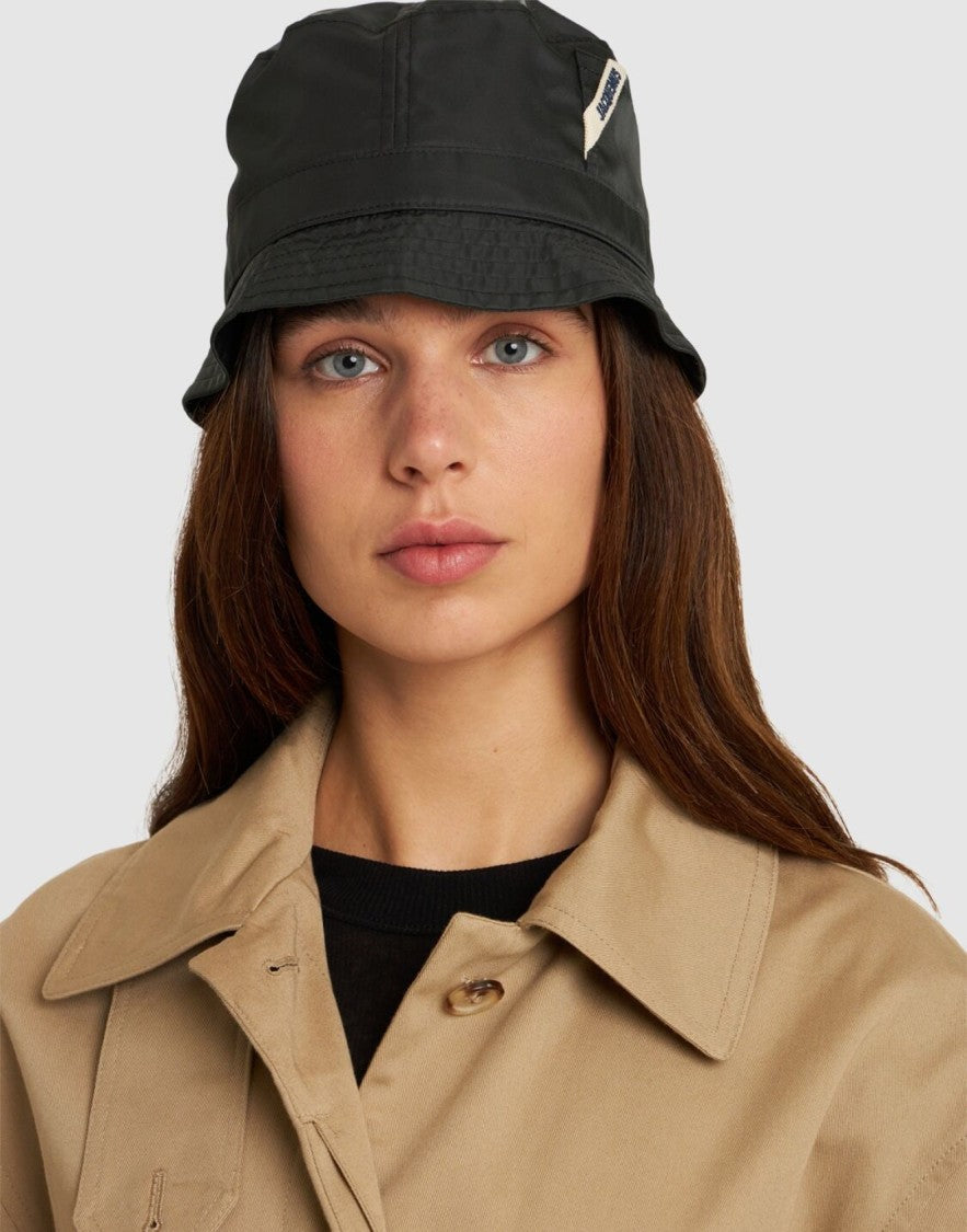 Jacquemus Le Bob Ovalie Logo Bucket Hat
