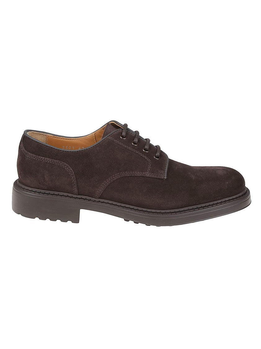 Doucal's Brown Suede Derby Brogues