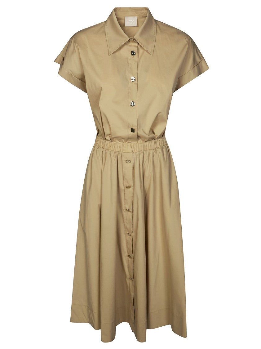 Liu Jo Elasticated Waist Flared Dress